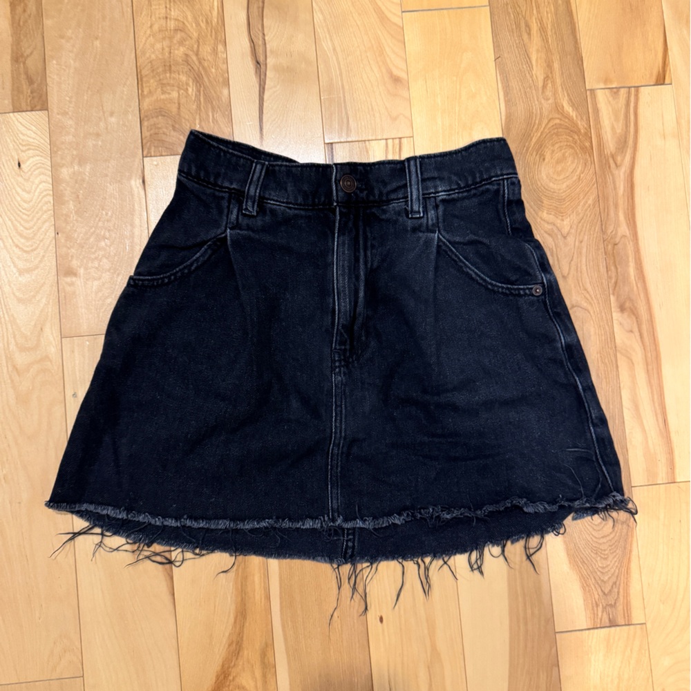 Free People Midnight Black Mini Skirt